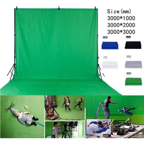 BEIYANG Photography Background Backdrop Muslin Cotton Green Screen Chromakey Backdrops For Photo Studio