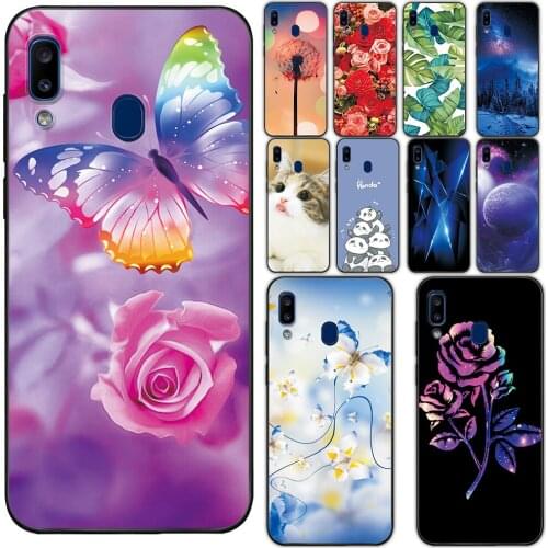 For Samsung A30 Case Fundas on Galaxy A30 Soft Silicone Protective Case For Samsung A30 a30 TPU Cool Phone Cover For Samsung A30