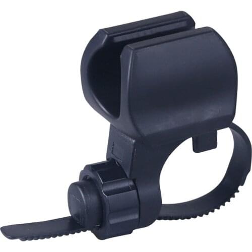 2Pcs Bicycle Light Holder Bike Lantern Bracket Flashlight Torch Mount Clamp Lamp Clip Cycling Lights Device Installation Parts