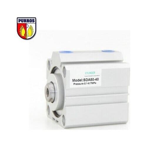 SDA16 Compact Cylinder, Bore: 16mm, Stroke: 5/10/15/20/25mm