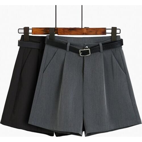 Suit Shorts Womens Spring And Autumn High Waist Loose Fitting Shorts