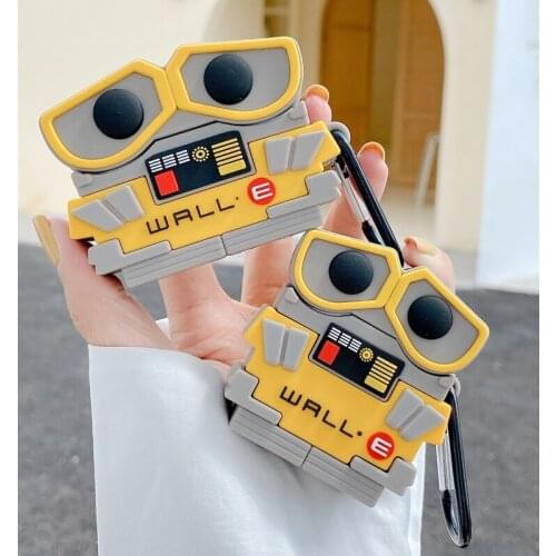 Cartoon Case for Airpods 1 2 Cute Soft Silicone Earphone Bluetooth Wireless Protective Cove AirPods Pro 3 Case with Keychain