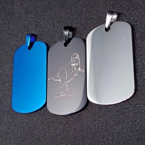 Stainless Steel Outline Origami Animal Tyrannosaurus Pendant Necklaces Ancient Creatures Dinosaurs Dragon Chirden Gift Jewelry