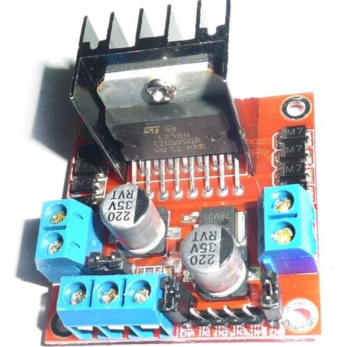 L298N DC Motor Driver Board PWM Speed Dual H Bridge Stepper Motor L298N High Power Module For Arduino Robot diy electronic