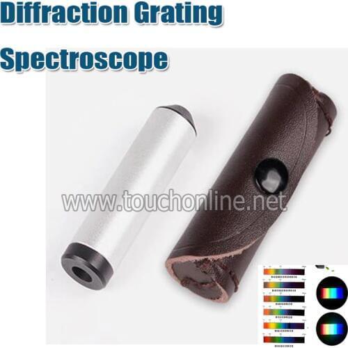 Handheld Diffraction Grating Spectroscope Gemstones Gemological Jeweller Tester Tool TGC01