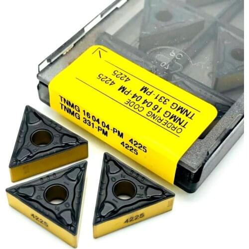 TNMG160404 PM 4225 external parts turning tool 100% carbide insert CNC cutting tool TNMG 160404 PM4225 turning milling insert