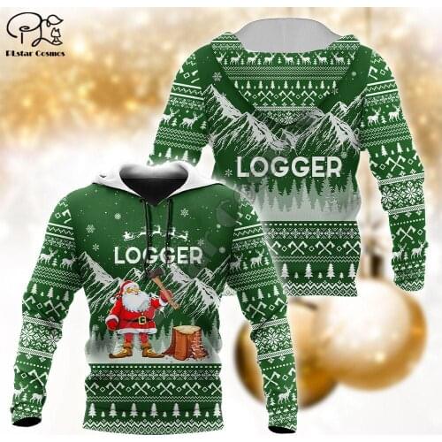 PLstar Cosmos Merry Christmas Santa Claus 3D Printed Hoodies Sweatshirts Zip Hooded For Men And Women Casual Streetwear Style-25