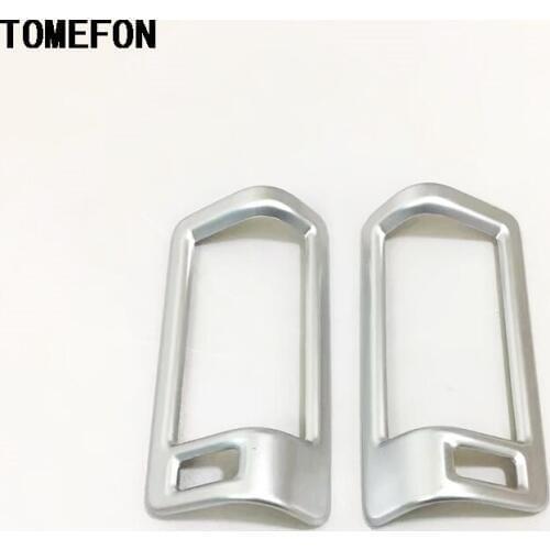 TOMEFON For Volvo XC60 XC 60 2018 2019 Rear Air Conditioning Vent Panel AC Outlet Cover Trim Interior Styling Accessories