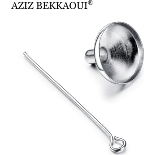 AZIZ BEKKAOUI Stainless Steel Cremation Jewelry Funnel for Urn Necklace Memorial Keepsake Pendant Necklaces