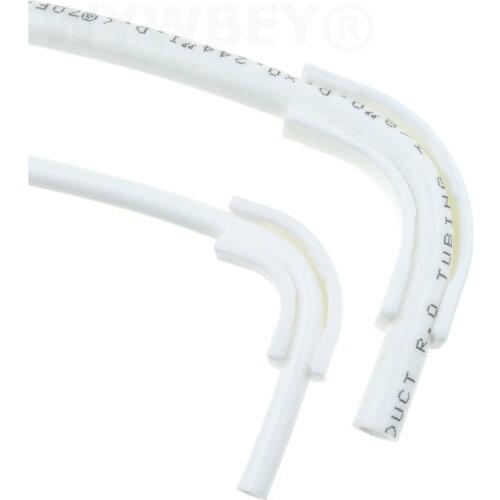 1/4" 3/8" PE Hose Water Pipe Flow Bend Clip 90 Degree Fixing Clamp Tube Elbow Corner Holder RO Water System Hose Pipe Diversion