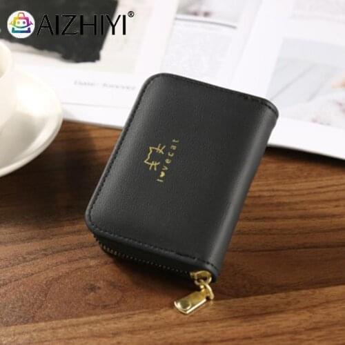 Women PU Leather Pure Color Wallet Money Bag Ladies Small Day Clutches Mini Purse Card Holder