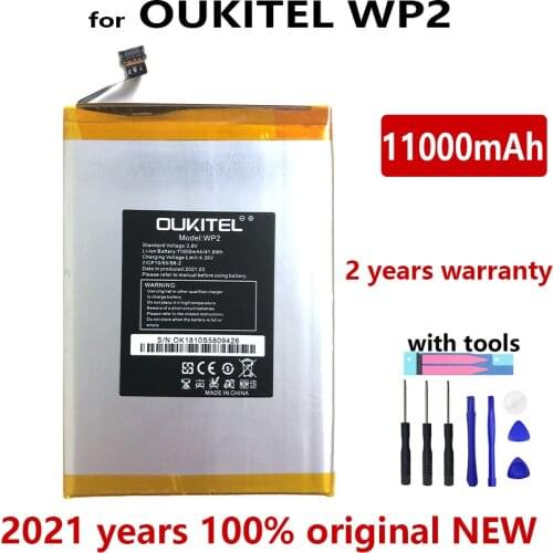 100% Original WP2 10000mAh Replacement battery For OUKITEL WP2 High Quality Batteries Bateria With Gift Tools+Tracking number