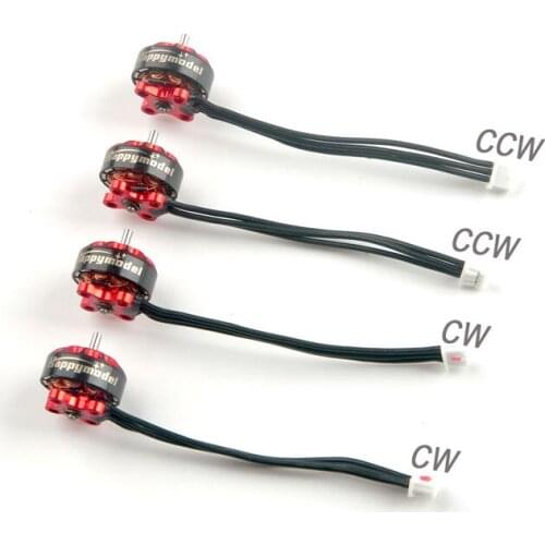 4PCS Happymodel EX1103 1103 6000KV 8000KV 2-4S Brushless Motor for Toothpick RC Drone FPV Racing Kababfpv