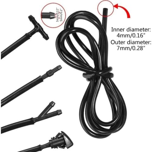 5m Windshield Washer Hose Repair Kit Auto Hose Universal Windshield Washer Hose
