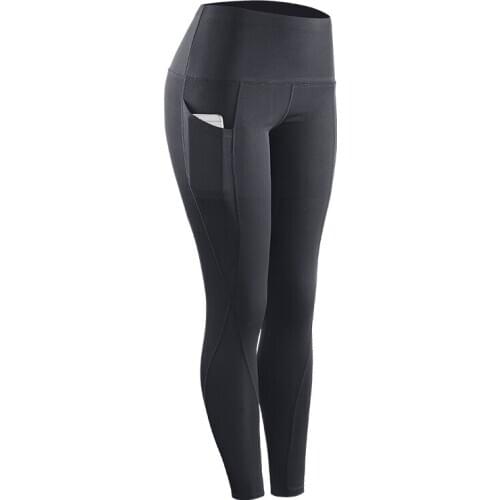 Quick-drying High-rise Sports Yoga Tight Trousers Breathable Elastic Compression Running Pants New