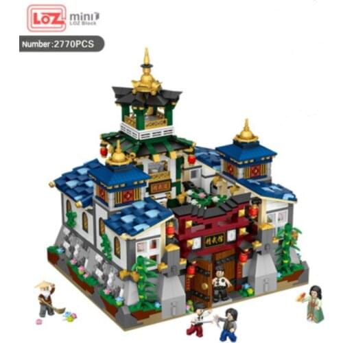 LOZ Mini Blocks Chinatown Building Bricks World Architecture Model Toy Kids Gifts Children Present Chinatown 1032