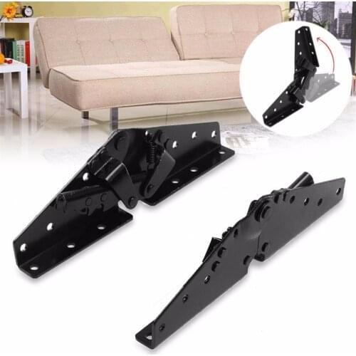 Hot-rolled metal Steel Black Sofa Bed Bedding Furniture Adjustable 3-Position Angle Mechanism Hinge Hardware High Quality