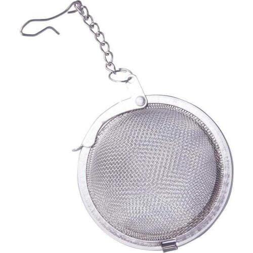 Kitchen Mesh Infuser Tea Filter Stainless Steel Tea Pot Infuser Sphere Locking Spice Tea Ball Strainer LX8743