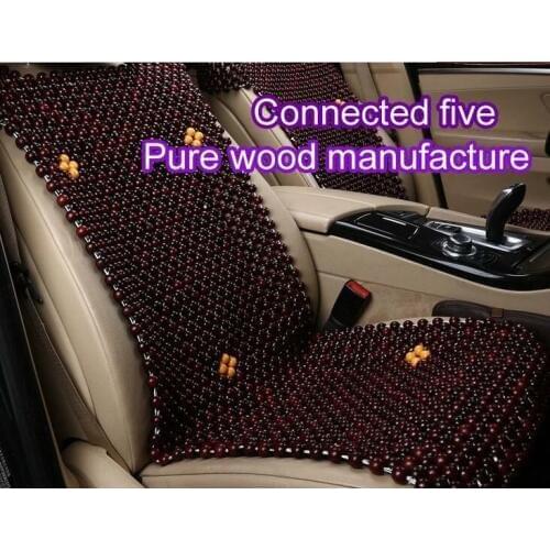 Summer car wooden bead cushion cool five seat sheathed exquisite hemming process manufacturing m