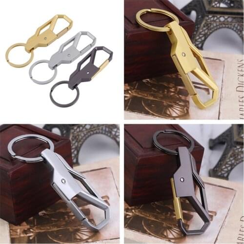 Personality Auto Vehicles Accessory Protable Zinc Alloy Car Business Keychain Key Ring For Men Beautiful Gift