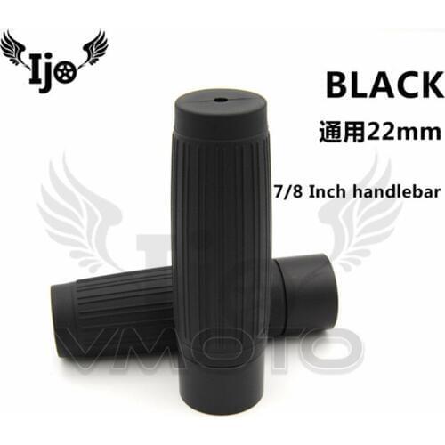Retro cafe black brown scooter accessorie motorbike grips motorcycle handlebar for honda suzuki yamaha kawasaki harley grip moto