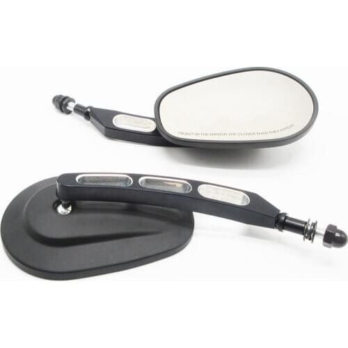 Motorcycle Rearview Mirrors Glass Side Mirror Right Left For Harley Road King Street Electra Glide Dyna Softail Road Glide