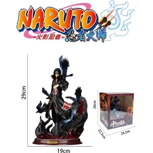 New Naruto Uchiha Itachi Model Restores The Classic Modeling Of Japanese Animation Pvc Office Ornaments Boy Toys Birthday Gifts