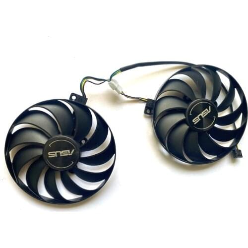 Original T129215SU PLD10010S12HH FDC10U12S9-C RTX5500 GPU Fan For ASUS ROG STRIX RX5500XT O8G GAMING DUAL RX5500XT RX5700 Fans