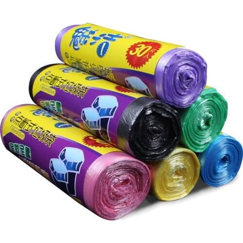 Plastic Bags Garbage Bags Rubbish Bags Shopping Bags Container Multi-colored Convenient Supermarket Product Packing Bags 3 Rolls