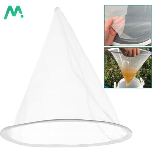 Honey Flow Mesh Nylon Sieve Funnel-Shaped Strainer Filter Fiber Bee Net Screen Beekeeping Supplies Tool Impurity Filter Cloth