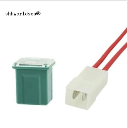 Shhworldsea Square Fuse 20A 30A 40A 50A 60A Automotive Car Fuse Tube Waterproof Fuse Box for Nissan Honda Toyota fuse socket