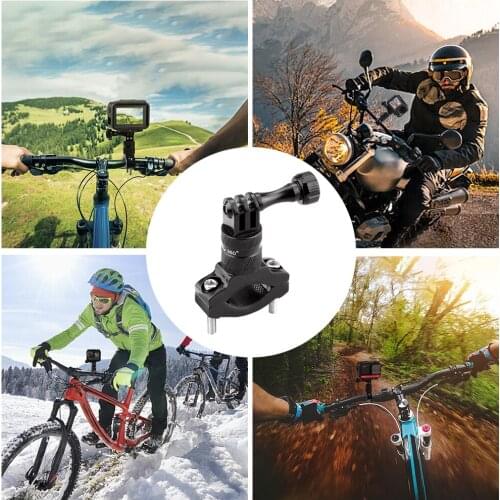 Rotatable Bike Handlebar Mount Holder Tripod Adapter Motorbike Clip Bracket For Osmo Action Gopro Hero 6/7/8 Sports Camera