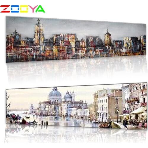 Zooya Full Square&Round Diamond Painting Landscape Spring 5D Diamond Embroidery Mosaic Cross Stitch Winter Home Decor Gift Sp009