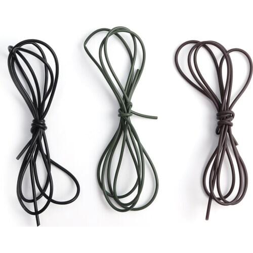 1m DIY Silicone Green/Black/Brown Soft Rigs Tube Sleeve for Carp Fishing Tackles Accessories Rig Hook Line Pipe Tackle