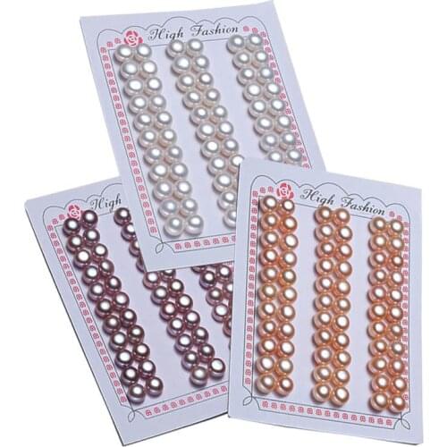 2pcs/bag Natural Freshwater Pearl AAAA+ Glare Semi-circle Flawless Loose Beads Jewelry DIY Necklace Bracelet Jewelry Accessories