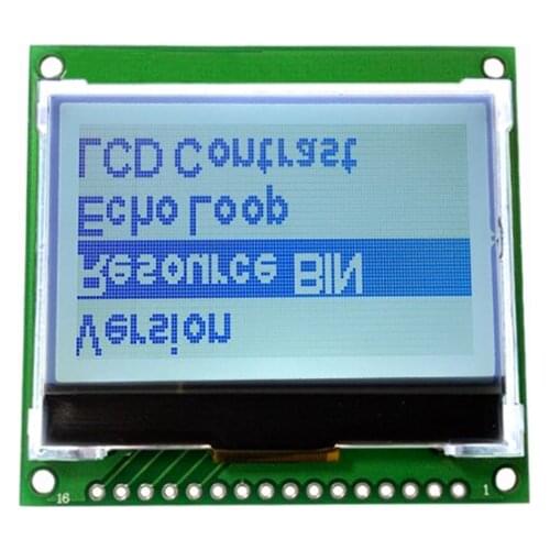 3.3V Grey 12864 128X64 COG Graphic LCD Module Display Screen LCM Build-in ST7565P/R Support Parallel / Serial SPI 5.0