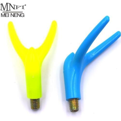 MNFT 8PCS Carbon Fishing Rod Rest Head Carp Fishing Alarm Pole Rests Holder Fishing Tackle Tools with 8mm Screw Connectors