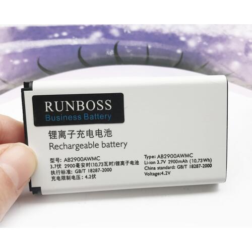 100% NEW 2900mAh AB2900AWMC Battery For PHILIPS Xenium X1560 X5500 X1561 CTX5500 CTX1560 CTX1561 Smart Mobile Phone Batteries