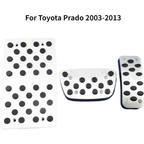 Car Accessory For Toyota Land Cruiser Prado 150 120 VX GX TX LC FJ150 FJ120 AT Accelerator Foot rest Pedal Pad Mat