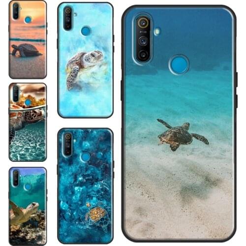 Ocean Sea Turtle For Realme 8 Pro 6 7 Q3 Pro GT Neo C15 C3 C21 C11 Phone Case For OnePlus 9 Pro 8 7T 8T 9R