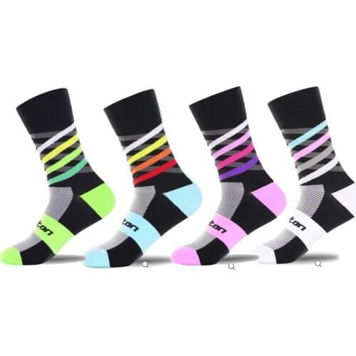 Breathable and Wear-resistant Outdoor Sports Socks Cycling Socks Unisex Long Socks for Autumn Winter