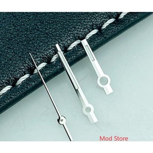 HOT Silver Watch Hands Set For Miyota8215 Mingzhu DG2813 Mov't Date Just Style Mens Watch Super Blue Luminous