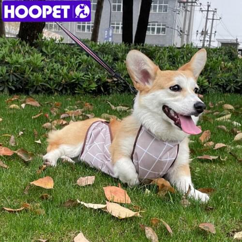 HOOPET Dog Clothes Belly Protector Cat Vest Summer Waterproof Pet Clothes Small Dog Clothing