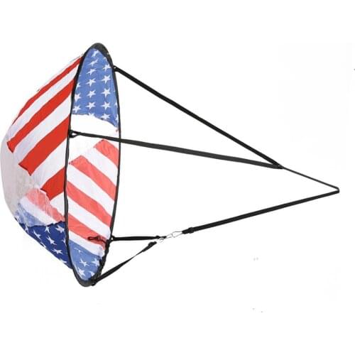 Kayak sailing 108 cm foldable foldable transparent window sail kayak canoe inflatable boat flag style