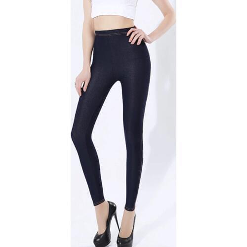 New High Quality Women leggings Super elastic Denim soft and breathable 115kg XXXXL 5XL Plus size womens pants