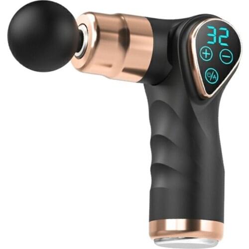 32 Speed Adjustable Muscle Massager 4 Massage Heads With Ultra Quiet Massage Device For Fatigue Recovery