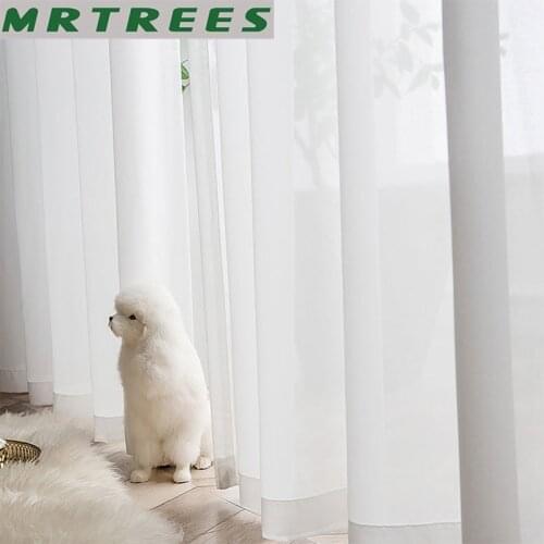 MRTREES Curtains In The Living Room On The Window