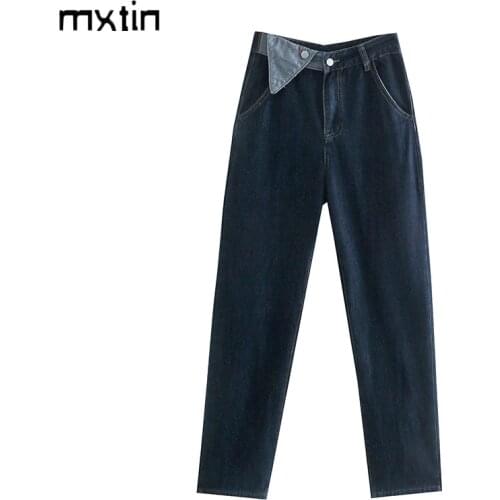 Женские зауженные джинсы Mxtin China At AliExpress