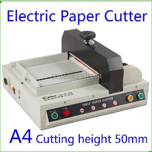 New Heavy Duty A4 Size Desktop Automatic Electronic Paper Cutter Stack Paper Cutter