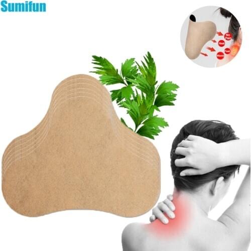 6pcs Cervical Vertebra Plaster Wormwood Extract Pain Relief Patch Joint Ache Pain Relieving Sticker Rheumatoid Arthritis Killer